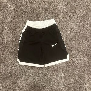 Nike Black and White Kids Shorts
